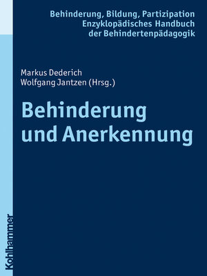 cover image of Behinderung und Anerkennung